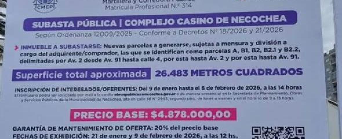 Un error que vuelve a poner en jaque la transparencia del proceso por el Casino