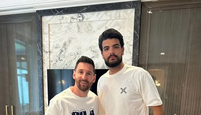 Los detalles de la remera que Messi lució para sumarse a la selección  argentina e hizo furor en las redes sociales: cuánto cuesta