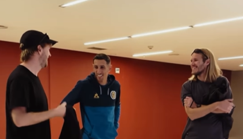 ¡Sorpresa en Tucumán! Ángel Di María se Cruzó con Los Necochenses de 'El Plan de la Mariposa'