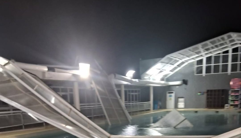 Temporal en Benito Juárez: se voló el techo del hospital, suspendieron clases y hay alerta en la región