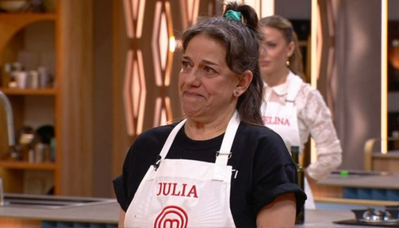 Julia Calvo se despidió de MasterChef Celebrity tras un intenso duelo con Emilia Attias