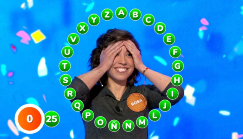 Una argentina ganó el pozo más grande de la historia de "Pasapalabra" en España