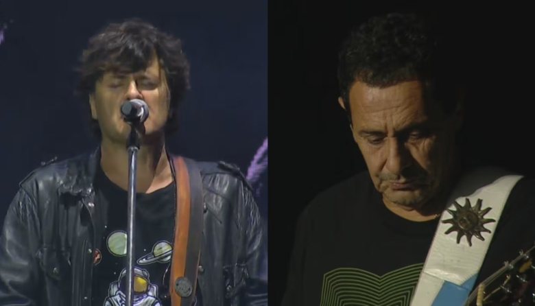 Ricardo Mollo subió al escenario de Cosquín Rock a tocar Morella con Ciro y Los Persas