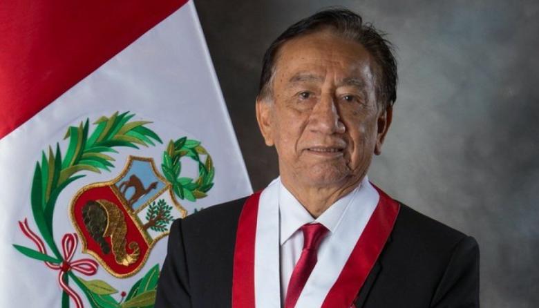 José Balcázar fue elegido como presidente interino de Perú