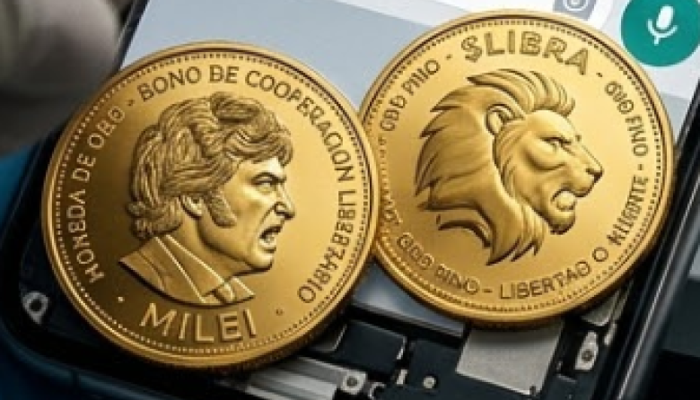Novelli quería inventar una moneda de oro con la cara de Milei: Le salió mal