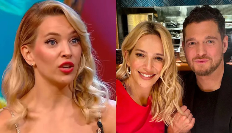 Luisana Lopilato llamó en vivo a Michael Bublé y él estaba en un lugar impensado