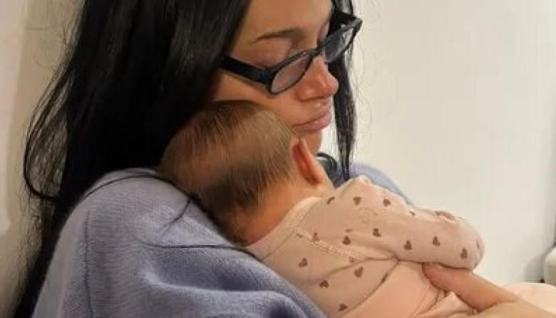 Oriana Sabatini presentó la primera foto oficial de su hija Gia y conmovió en Instagram