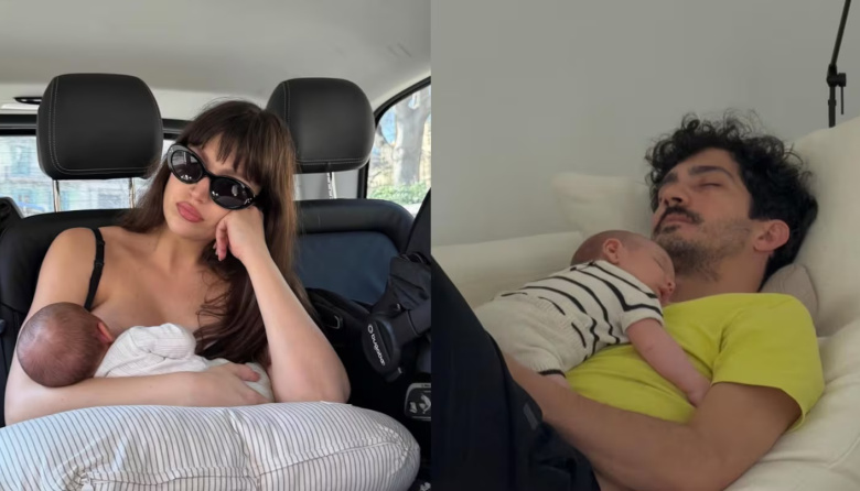 Úrsula Corberó hizo tierno posteo junto al Chino Darín y su hijo Dante