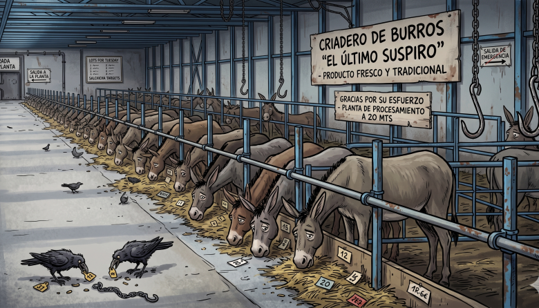 Carne de burro en auge: una alternativa marcada por la crisis y no por innovación