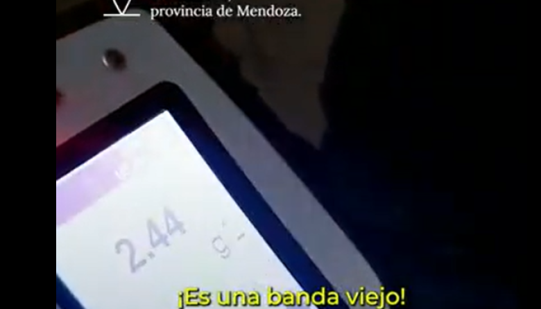 Conductor detenido en Mendoza con 2,44 de alcohol en sangre