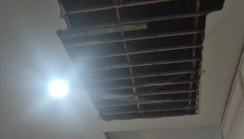 ATE denunció caída de cielo raso y reclama reparaciones urgentes en el Municipio