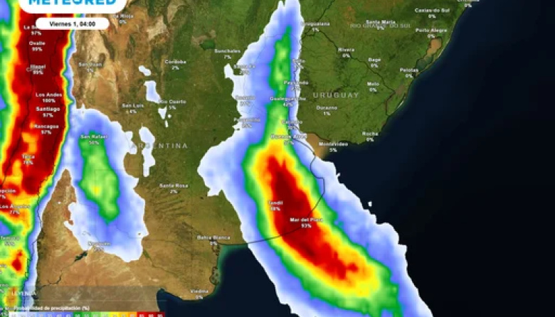 Alerta por ciclogénesis en Necochea: Ráfagas de 90 km/h y desplome de la temperatura