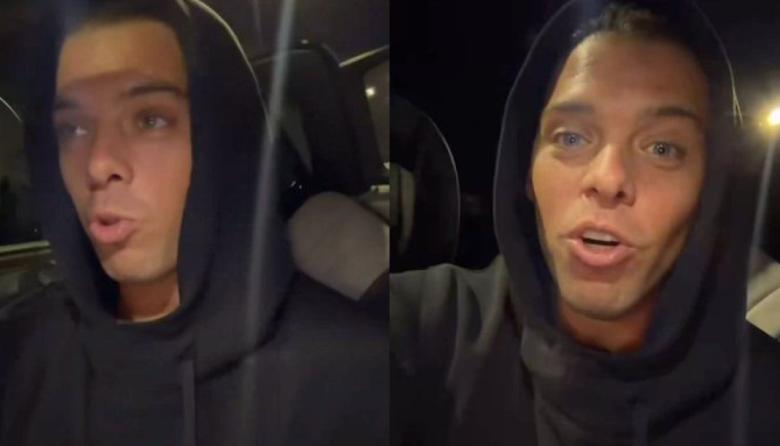 Otra de Santi Manotea: piden inhabilitar su licencia de conducir por manejar usando el celular y sin cinturón