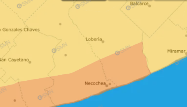 Se renuevan los avisos por lluvias torrenciales y ráfagas que podrían superar los 90 km/h