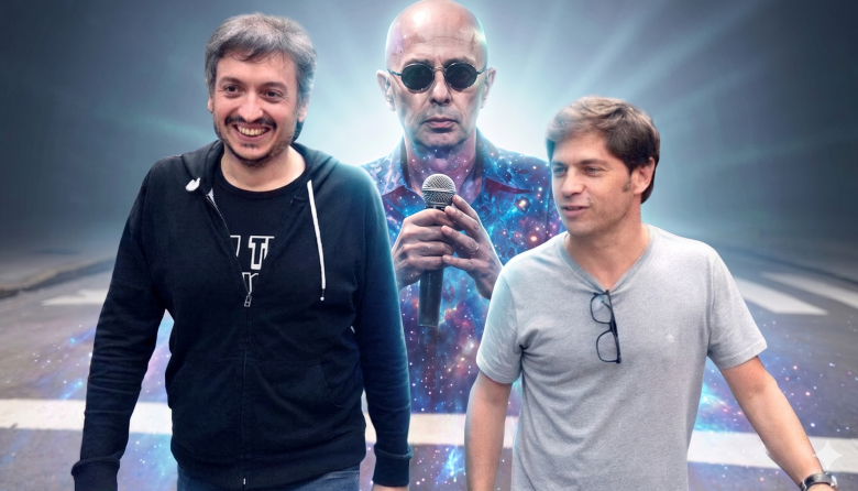 El Indio logró lo que la política no: Máximo y Axel volvieron a hablar