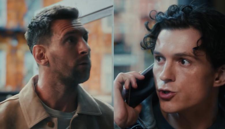 Messi protagoniza un divertido para la nueva película de Spider-Man