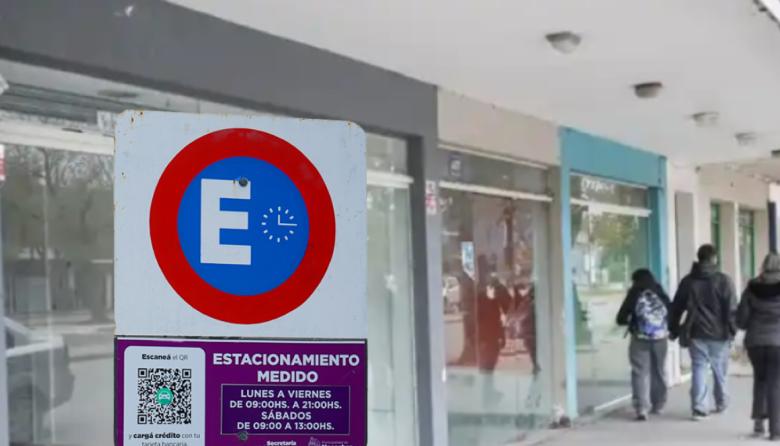La recaudación del estacionamiento medido creció un 72% pero el centro comercial viene en picada