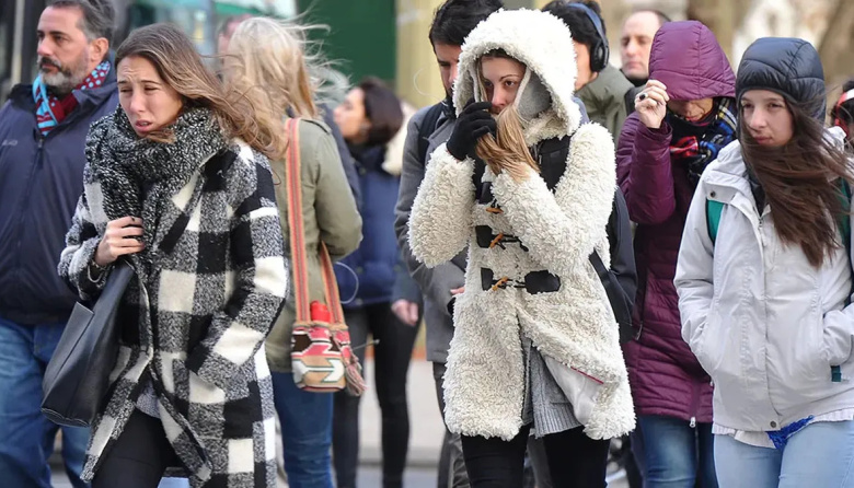 Argentina vive el día más frío del año bajo una "bomba polar" y ráfagas de hasta 130 km/h