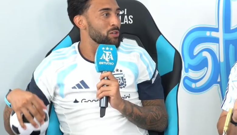 Nico González se tomó con humor el nuevo apodo que le puso Scaloni