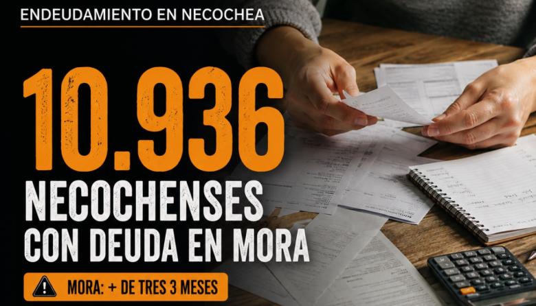 Más de 10.000 vecinos de Necochea registran morosidades superiores a tres meses