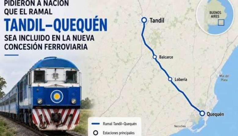Cuatro intendentes de la región impulsan el regreso del tren de cargas a Quequén