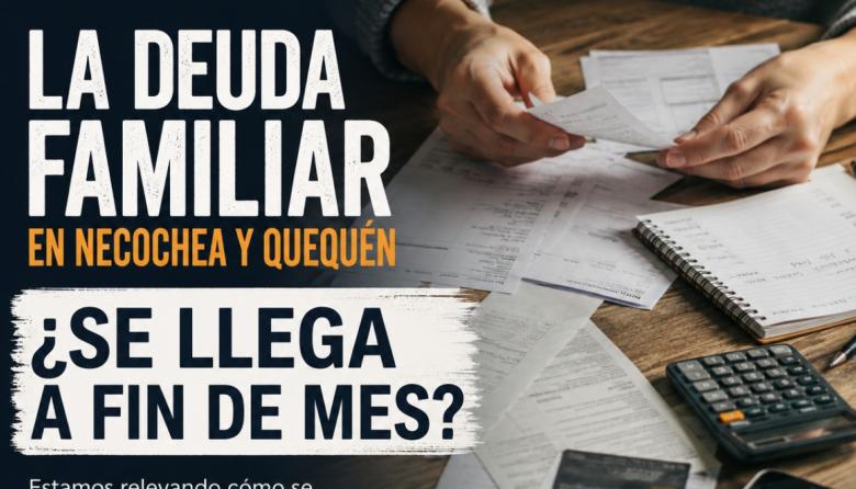 NECOnomía lanzó un relevamiento sobre el nivel de endeudamiento de los hogares en Necochea y Quequén