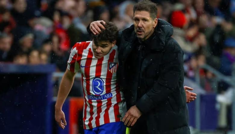 El Cholo Simeone reveló la decisión del Atlético de Madrid con Julián Álvarez