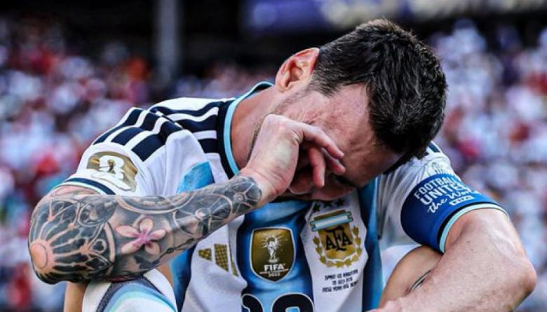 Lionel Messi anunció su retiro de la Selección argentina