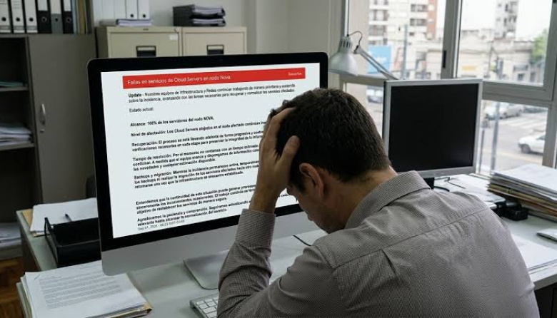 Caída masiva en DonWeb: un fallo de servidores en Rosario paraliza a miles de sitios web