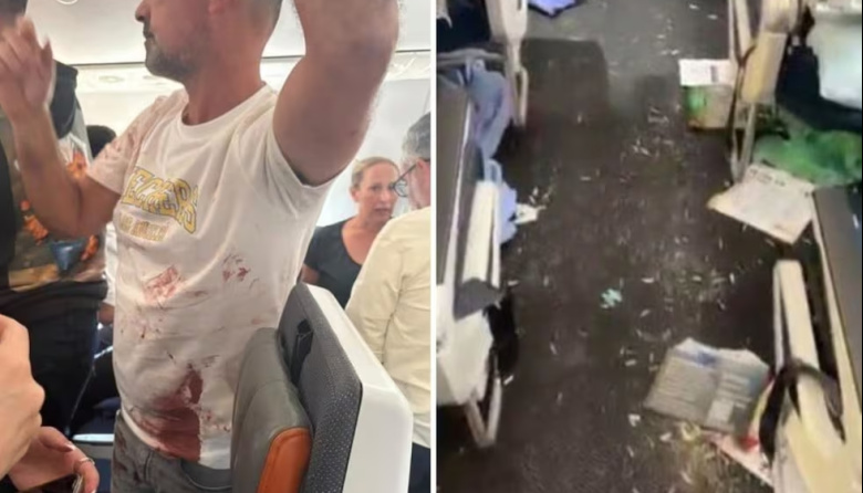 Un piloto apuñaló a su compañero y los pasajeros evitaron una tragedia