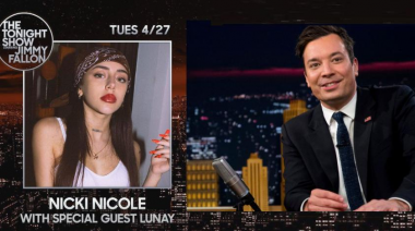 Nicki Nicole cantará en el show de Jimmy Fallon