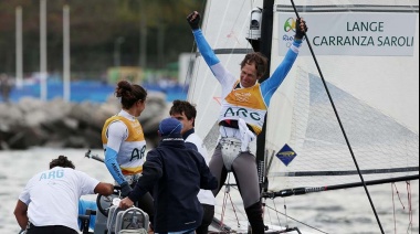 "Lange está entre los grandes de la vela olímpica", afirmó campeón mundial italiano de clase Nacra