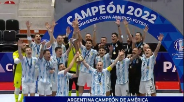 Argentina campeon de la Copa America de Futsal