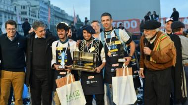 Un formoseño ganó el Campeonato Federal del Asado en la Avenida 9 de Julio