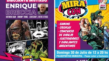Una convención de cómics en Miramar será escenario del regreso del dibujante Enrique Breccia