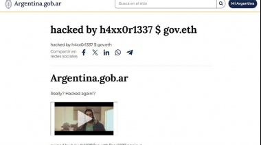Hackeo al sitio web del Gobierno: acusan a la oposición y destacan falta de inversión en ciberseguridad