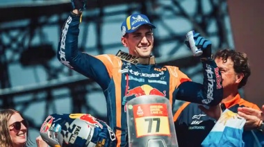Rally Dakar: Luciano Benavides terminó cuarto en Motos, categoría ganada por Daniel Sanders