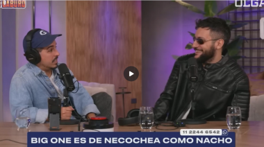 El productor de Necochea, Big One, presente en el canal de streaming Olga junto a Nacho Elizalde