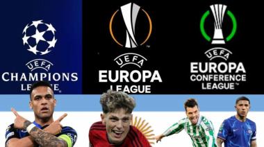 Cuatro Argentinos Buscarán La Gloria En Las Finales De Champions, Europa Y Conference League