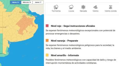 ¡Atención Necochea y Región! Alerta Naranja por Tormentas Fuertes y Ciclogénesis en el Interior Bonaerense