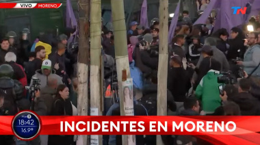 Incidentes en Moreno: Lanzan Piedras en la Desconcentración del Acto de Javier Milei