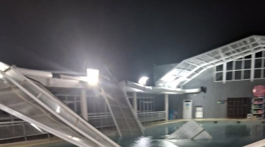 Temporal en Benito Juárez: se voló el techo del hospital, suspendieron clases y hay alerta en la región