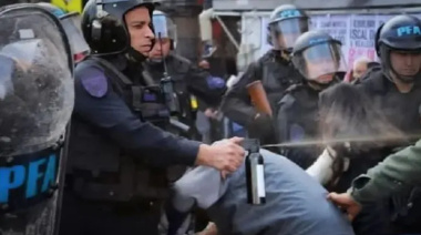 A juicio oral un Policía Federal que roció con gas pimienta a una niña de 10 años en una marcha