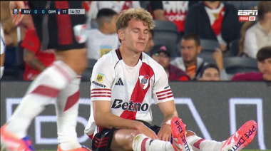 Facundo Colidio sufrió un desgarro y se pierde el superclásico