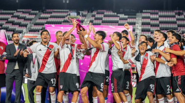 Los juveniles de River se quedaron con la Messi Cup
