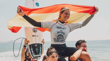 La quequense Sol Borelli se corona campeona Mundial Juvenil de Surf Sub-18