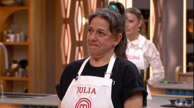 Julia Calvo se despidió de MasterChef Celebrity tras un intenso duelo con Emilia Attias