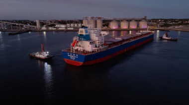 Puerto Quequén concreta el primer embarque de trigo argentino a China