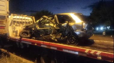 Grave choque frontal en la Ruta 55: personas heridas y dos vehículos involucrados