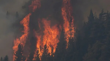 Se reavivaron los incendios en Chubut por las altas temperaturas y las ráfagas de viento